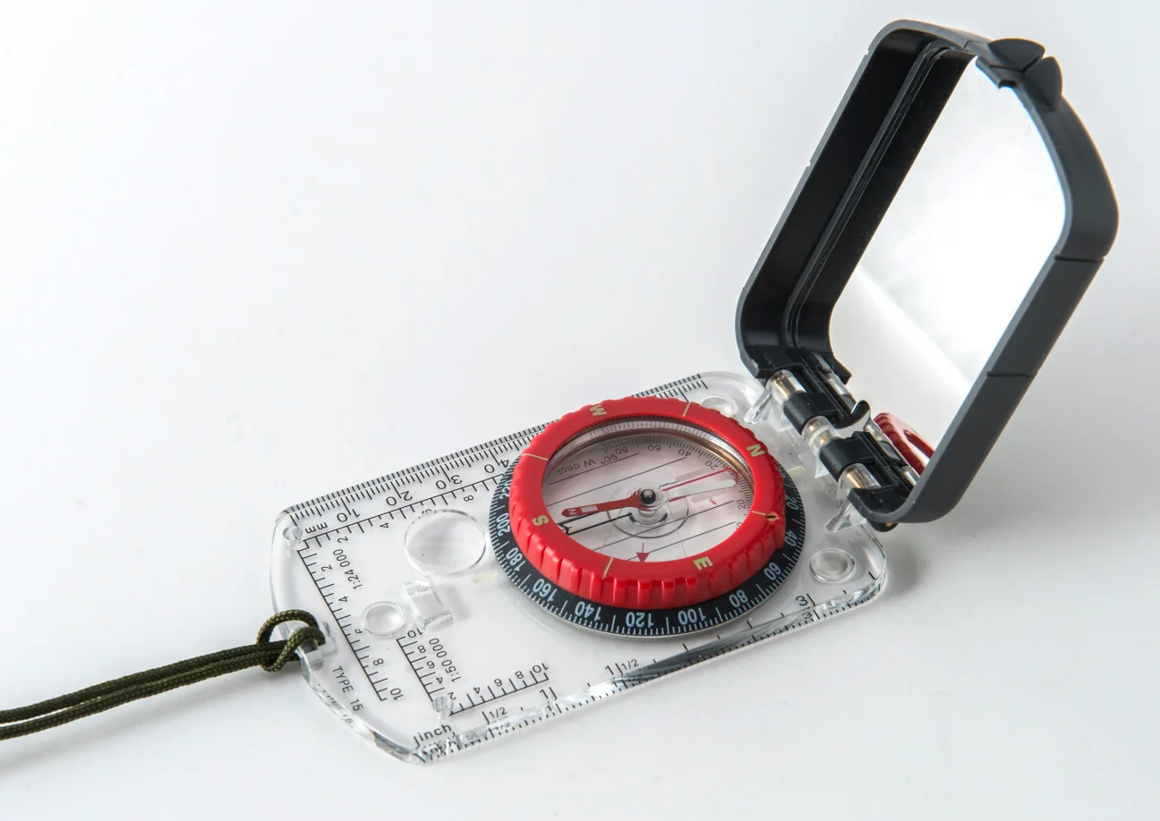 DC45-6B Map Compass with Ruler and Rope