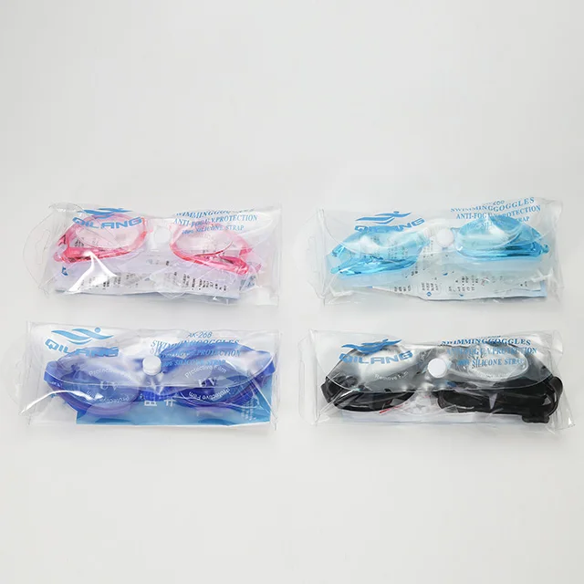 High-definition swimming goggles for adult swimming equipment adult waterproof glasses flat transparent diving goggles