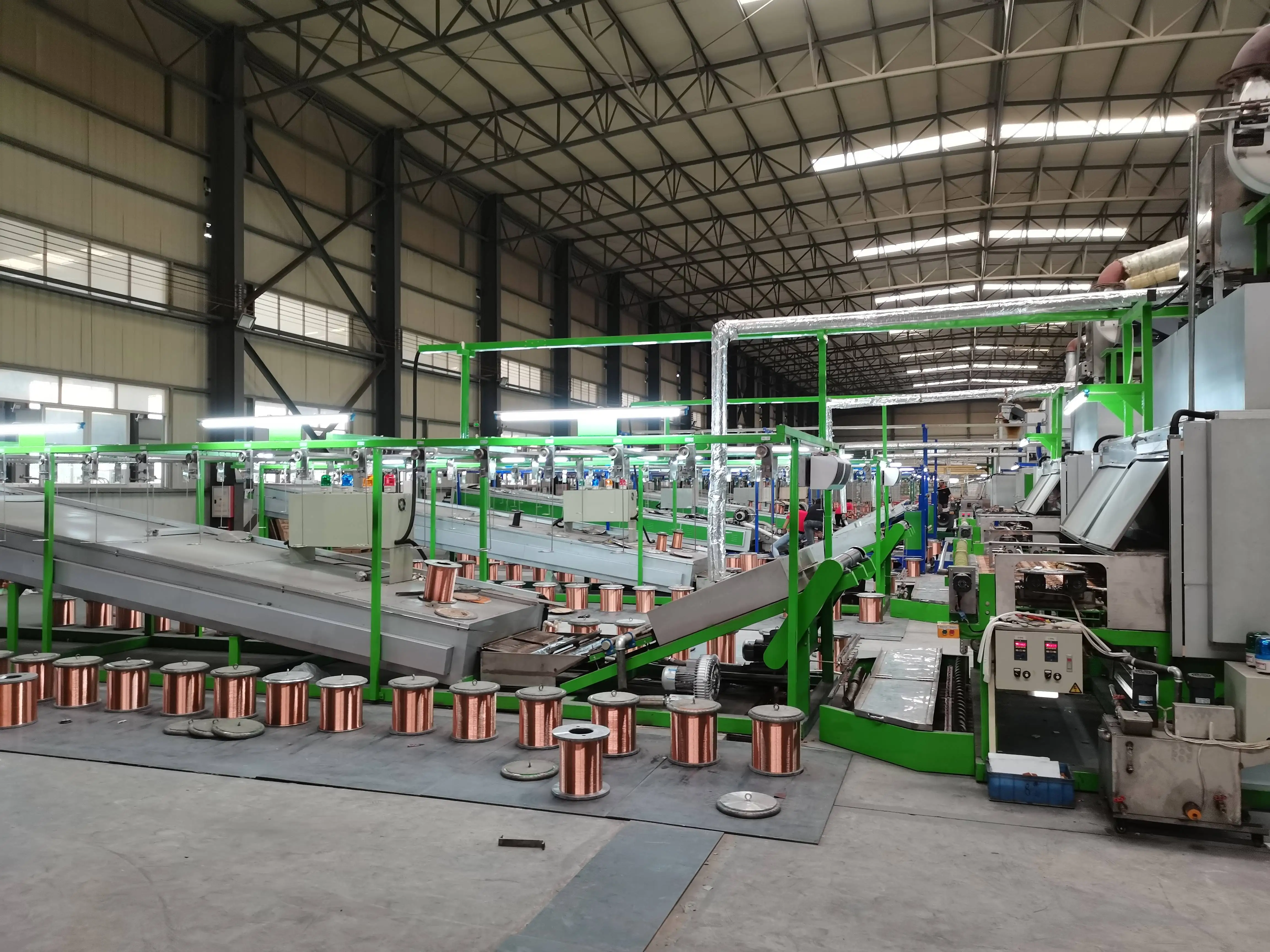 Copper Wire Offline Annealing And Tin-coating Machine Production Line
