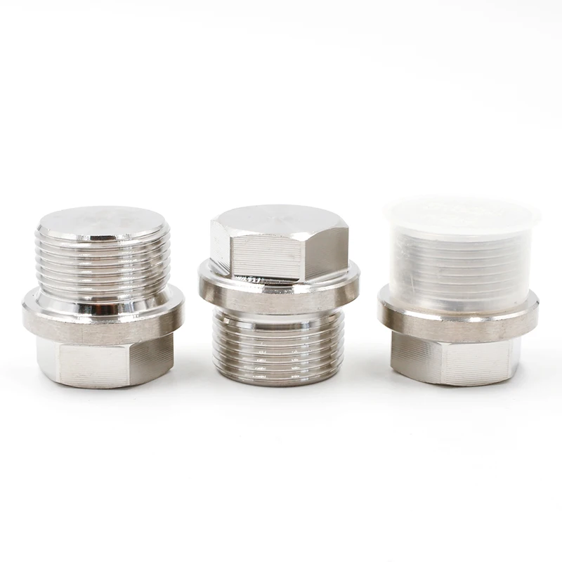 DIN910 Stainless Steel Hexagon Socket Head Plug G1/8 G1/4 G3/8 G1/2 Gex Plug cnc Machining