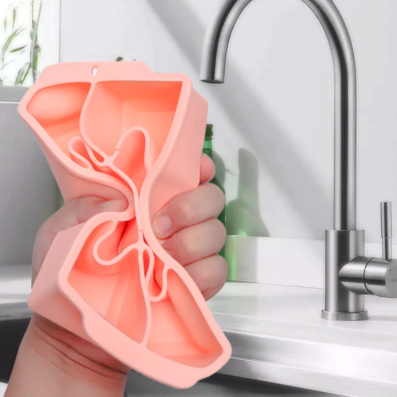 6 Cubes bpa free Silicone Ice Cube Tray With Lid Ice Ball Maker Molds