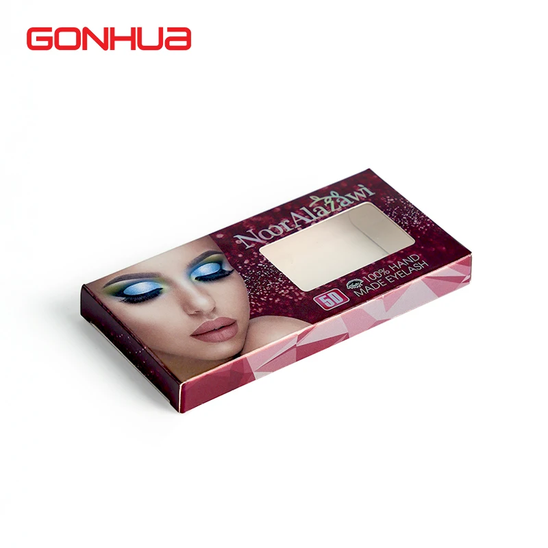 GONHUA Window Paper Packaging Cardboard Box Luxury Press on Nail Package Box Supplier Custom Packaging for Products