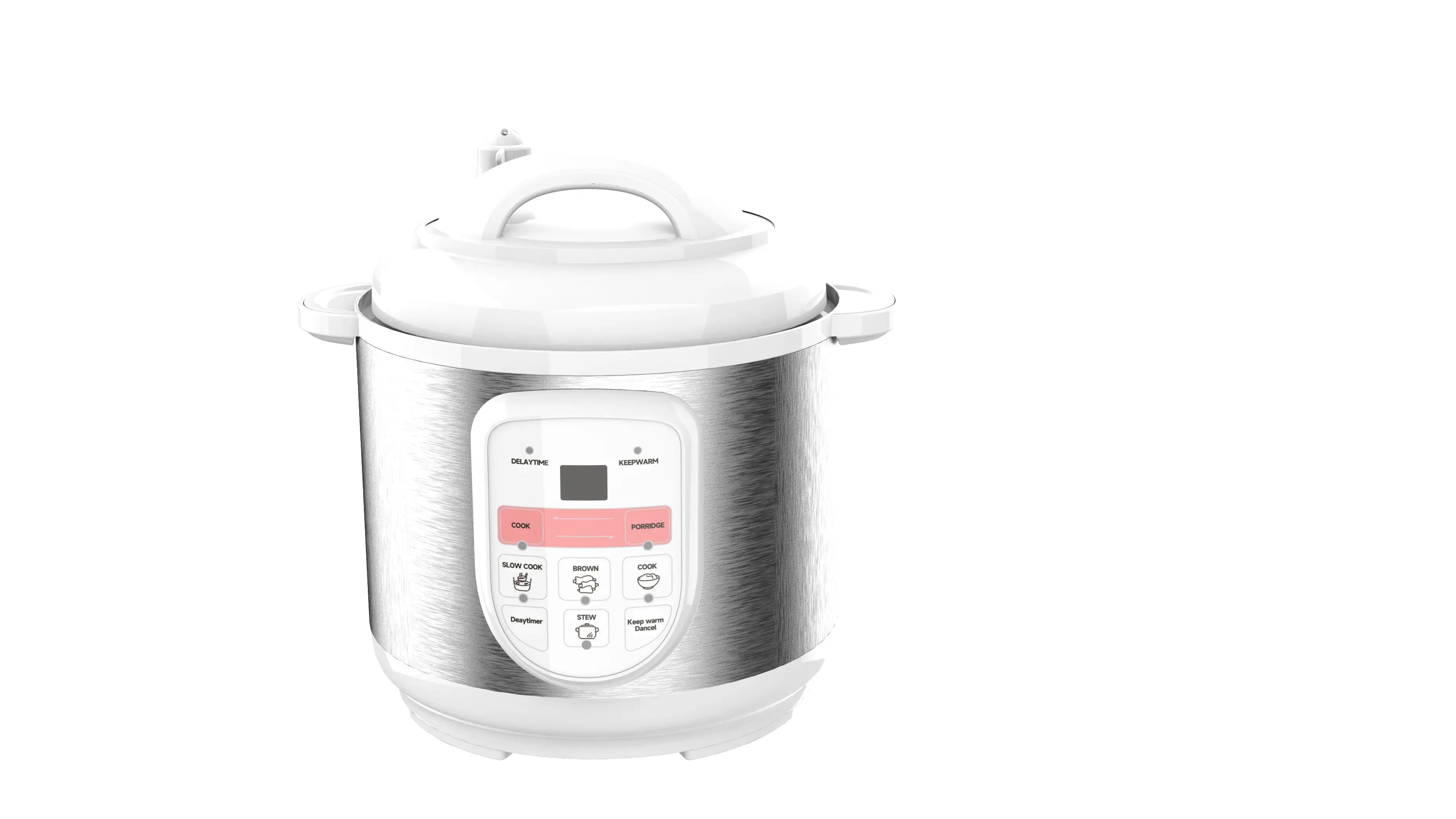 Multifunctional Pressure Cooker Electric Pressure Cooker Metal PTFE 100V 30-70ka Commercial Multi 3 in 1 White Stainless Steel