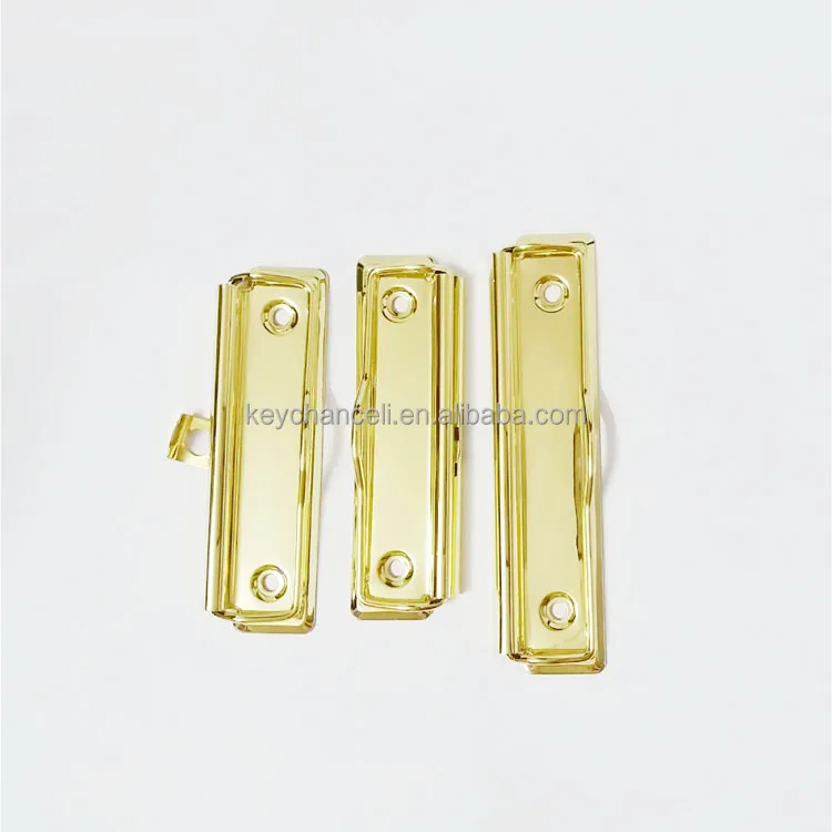 office supplies 70mm gold board clip metal clipboard clip for wood board acrylic board