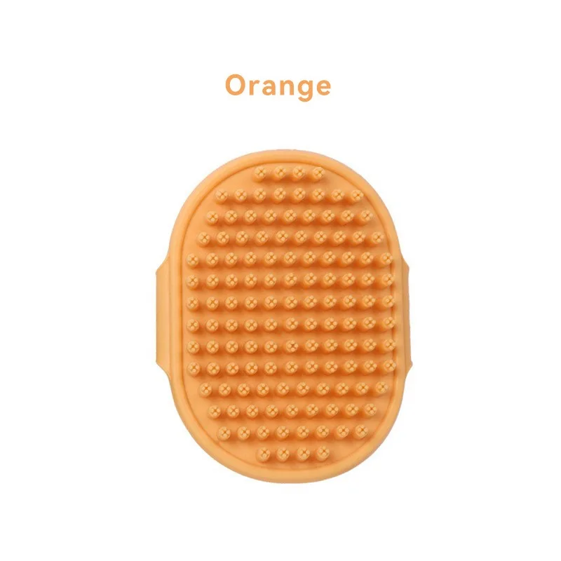 Rubber Glove Shedding Shampoo TPR Bristles Silicone Dispenser Pet Massage Bath Brush for Dog Cat Horse