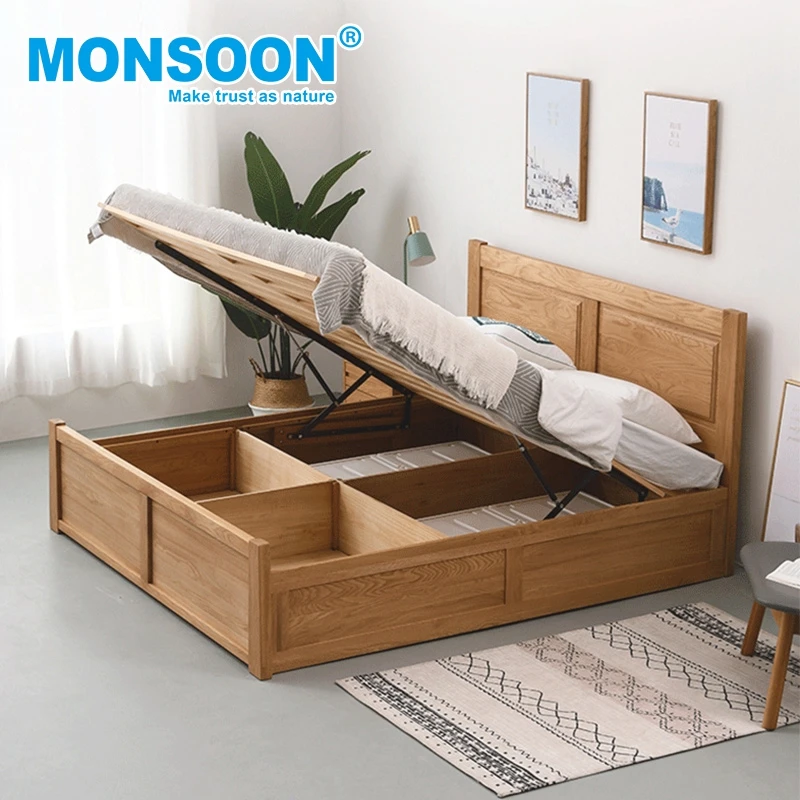 Strong and Safety soft close gas strut lift up storage bed mechanism sofa bed pull out hinges Hydraulic Bed Lift for bedroom