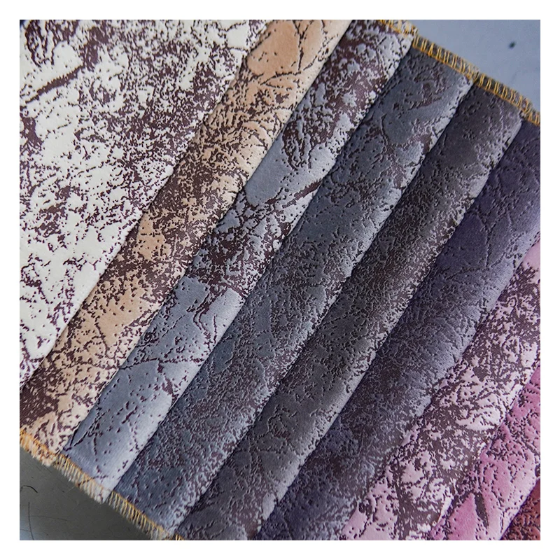 230GSM holland velvet Embossing 100% polyester fabric for sofa Upholstery fabric