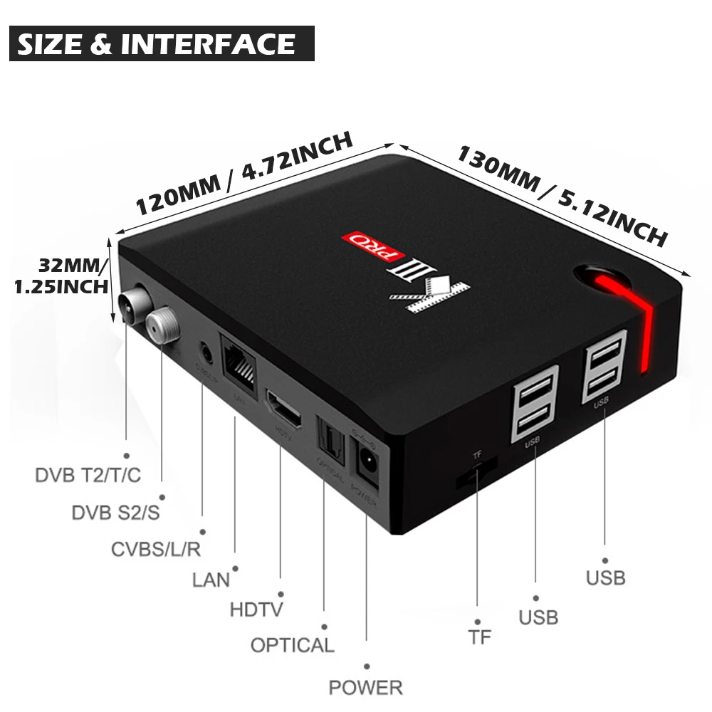  MECOOL KIII Pro Amlogic S912 гибридная ТВ-приставка DVB S2 T2 2 4G + 5G двухдиапазонный WiFi BT 4 0 медиаплеер 4K спутниковый