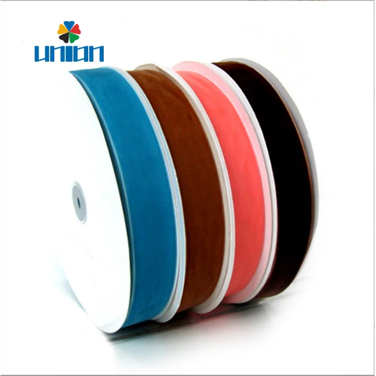Wholesale High Quality Double Sided velvet ribbon yard