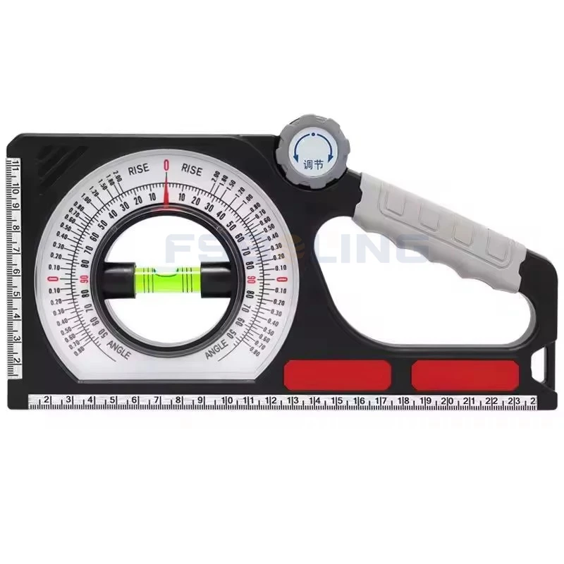 FSBOLING High Quality Skew GaugePowerful Magnet Designed Universal Skew Angle Protractor and Leveler
