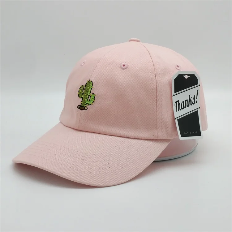 Wholesale High Quality 6 Panel Polyester Custom White Embroidered Dad Caps Adjustable Black Baseball Hat With Metal Buckle