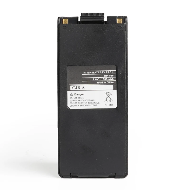 BP-196 9 6 В 1500 мАч двухсторонняя рация Ni-MH батарея для IC-T22 IC-T42