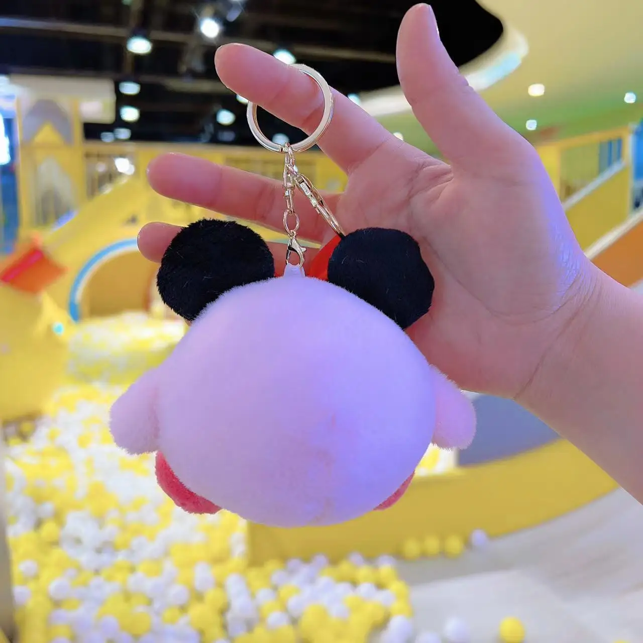 Cute Cartoon Girl Star Kabi Pendant Plush Toy Doll 10cm Small Cotton Keychain Customizable Logo Soft Characteristic Wholesale