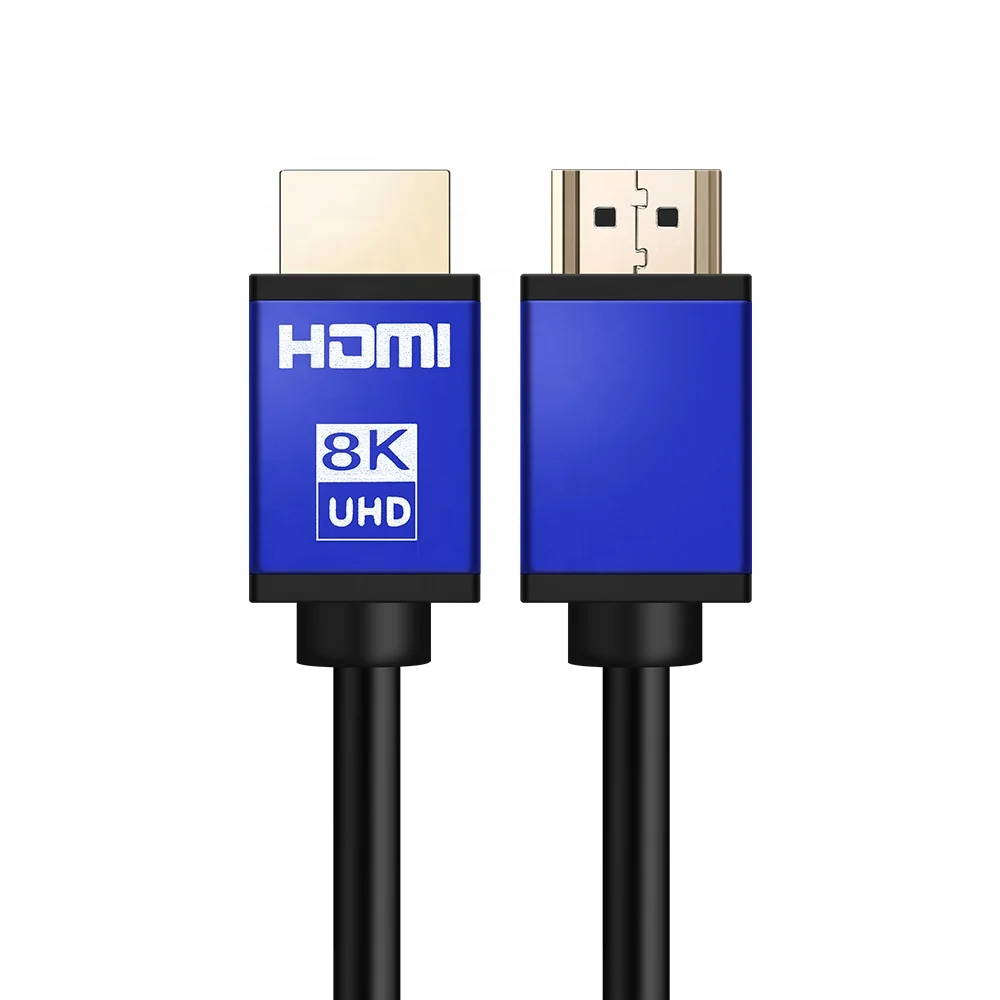  Высокоскоростной позолоченный штекер-штекер 48 Гбит/с 3D 60 Гц HDMI-HDMI кабель 8K для HDTV 1 5 м 3 8 к 2