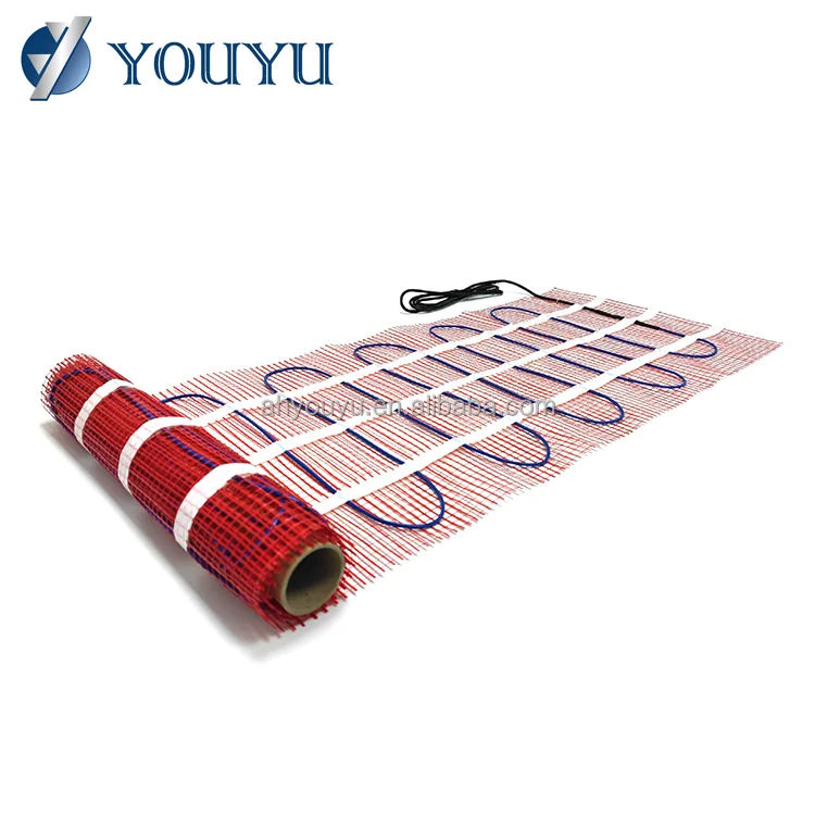 Manufacturer Living Room Tile Under-carpet Heating Mat Floor Heated Mats with Thermostat