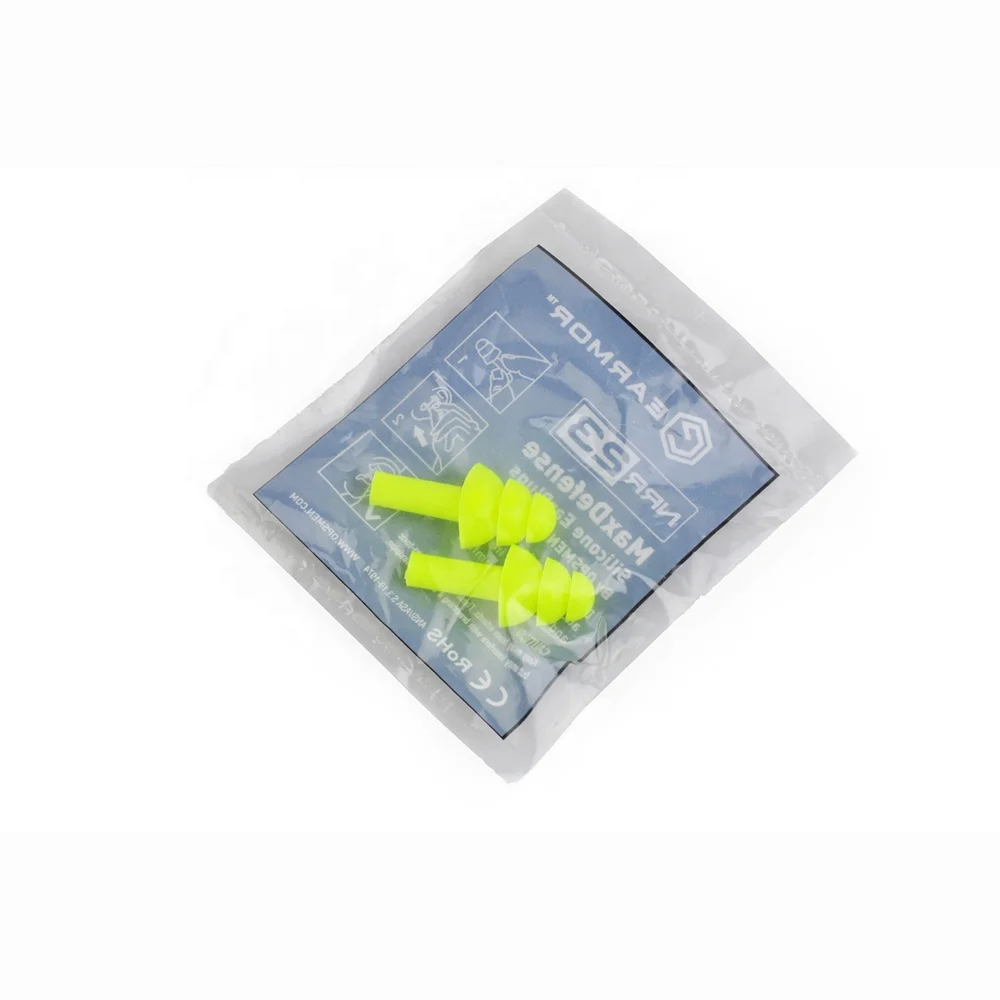 Amazon Factory Selling  Silicone Noise Reduction Earplugs for sleeping Soundproof High Fidelity Silicone Musician EarPlugs