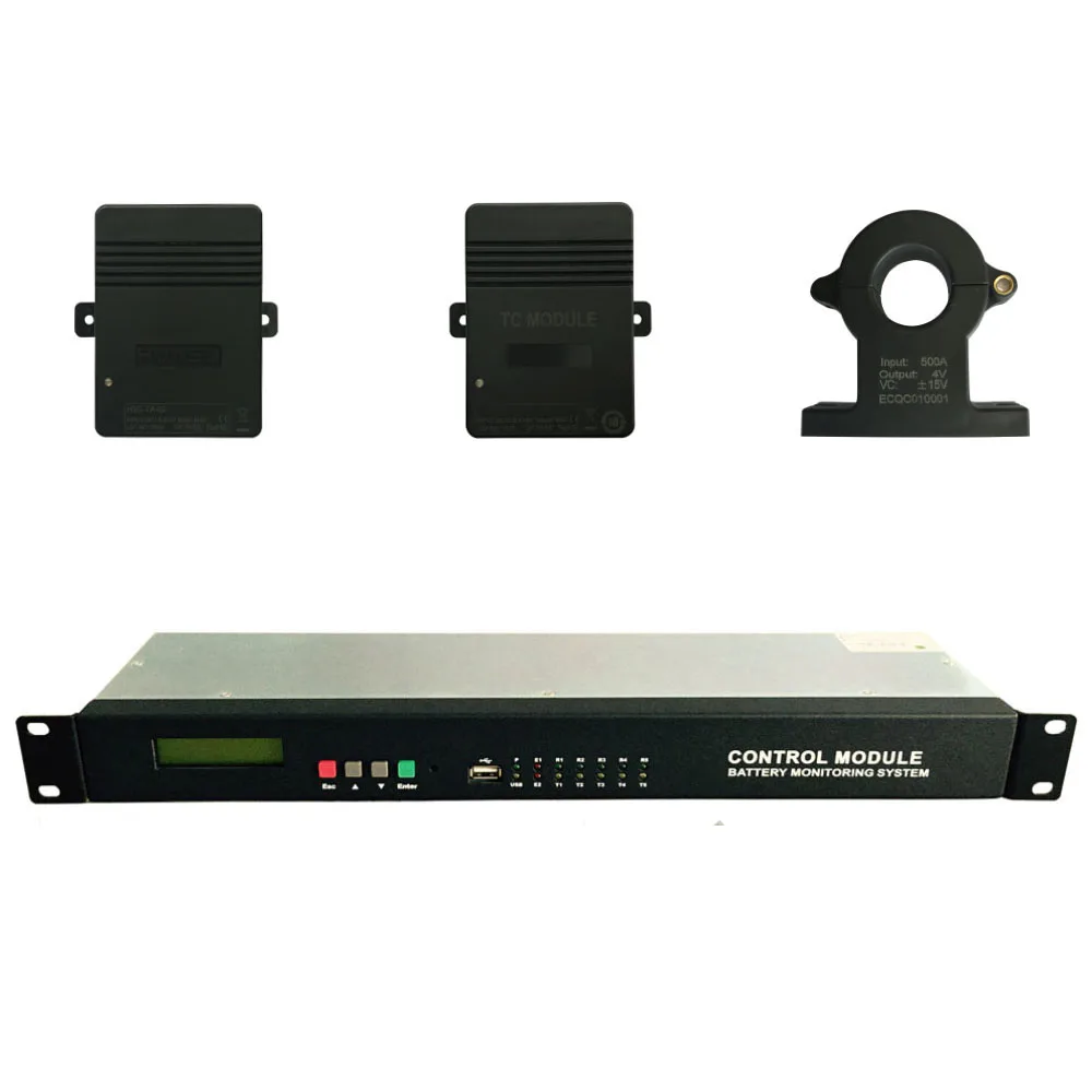 HUASU LCD TCP RTU Remote Battery Monitoring System for 1.2V 2V 6V 12V Energy Storage Backup