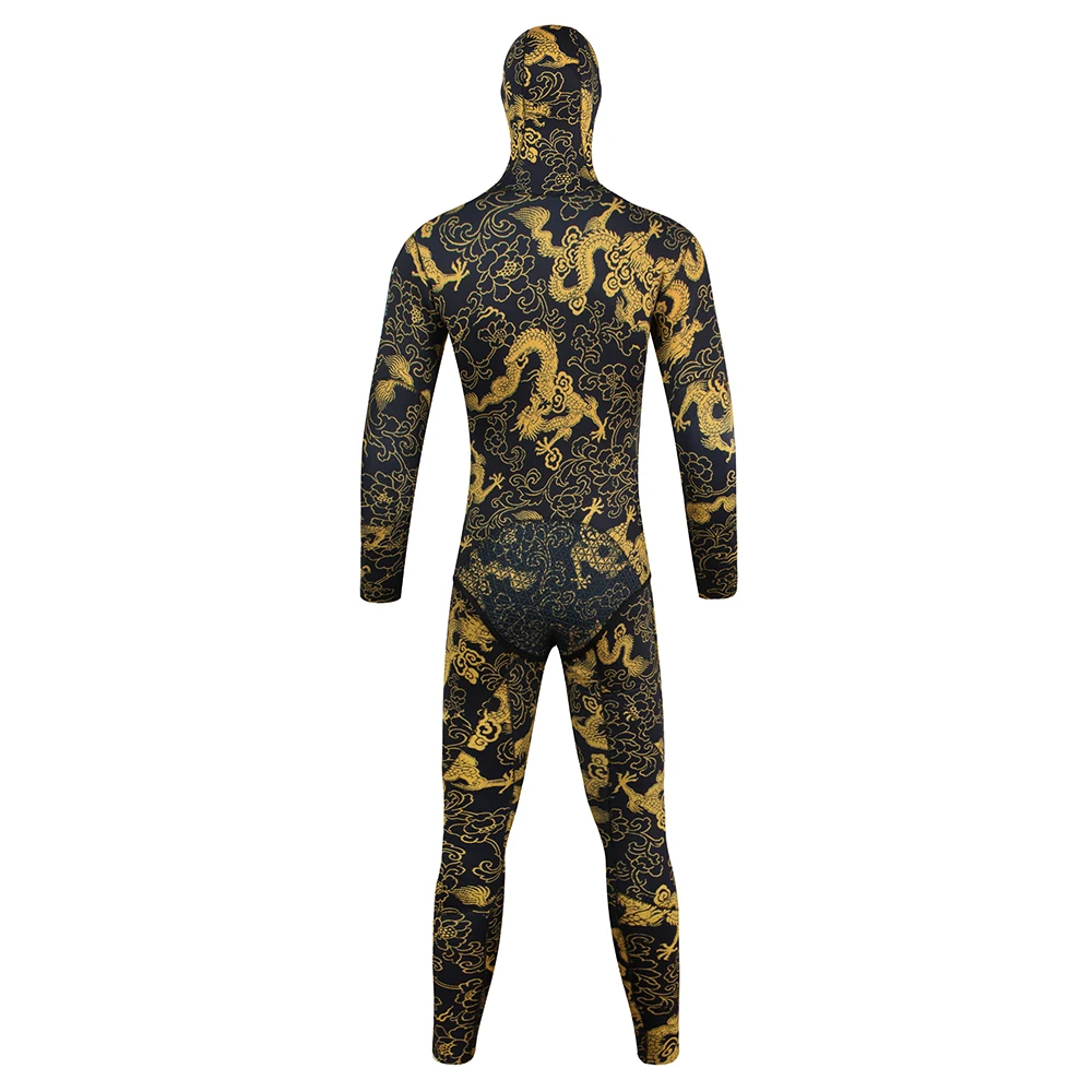 DIVESTAR Wetsuit Spearfishing Yamamoto Neoprene Diving Camo Fishing Wetsuits Titanium Coating Lining GBS Swimming Suit 3MM 5MM