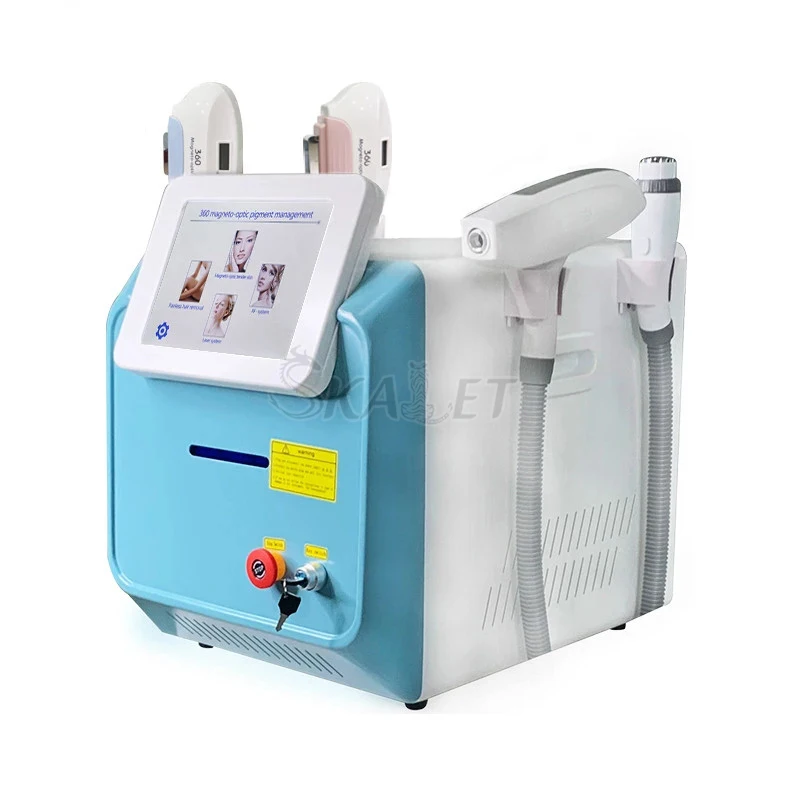 IPL Laser Permanent Hair Removal Magneto Opt Nd Yag Laser RF Epilator IPL Hair Remover Machine