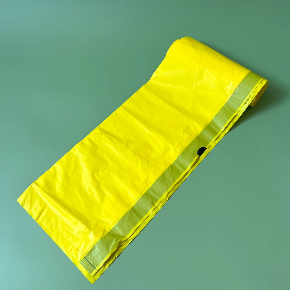 Biodegradable Household Corn Starch Drawstring Garbage Bin Bags 60L Tall Kitchen Trash Bags With Drawstring