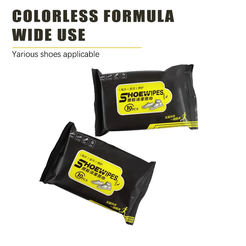 Manufacturer customized high quality shoe cleaner wipes sport shoe cleaning wet wipes
