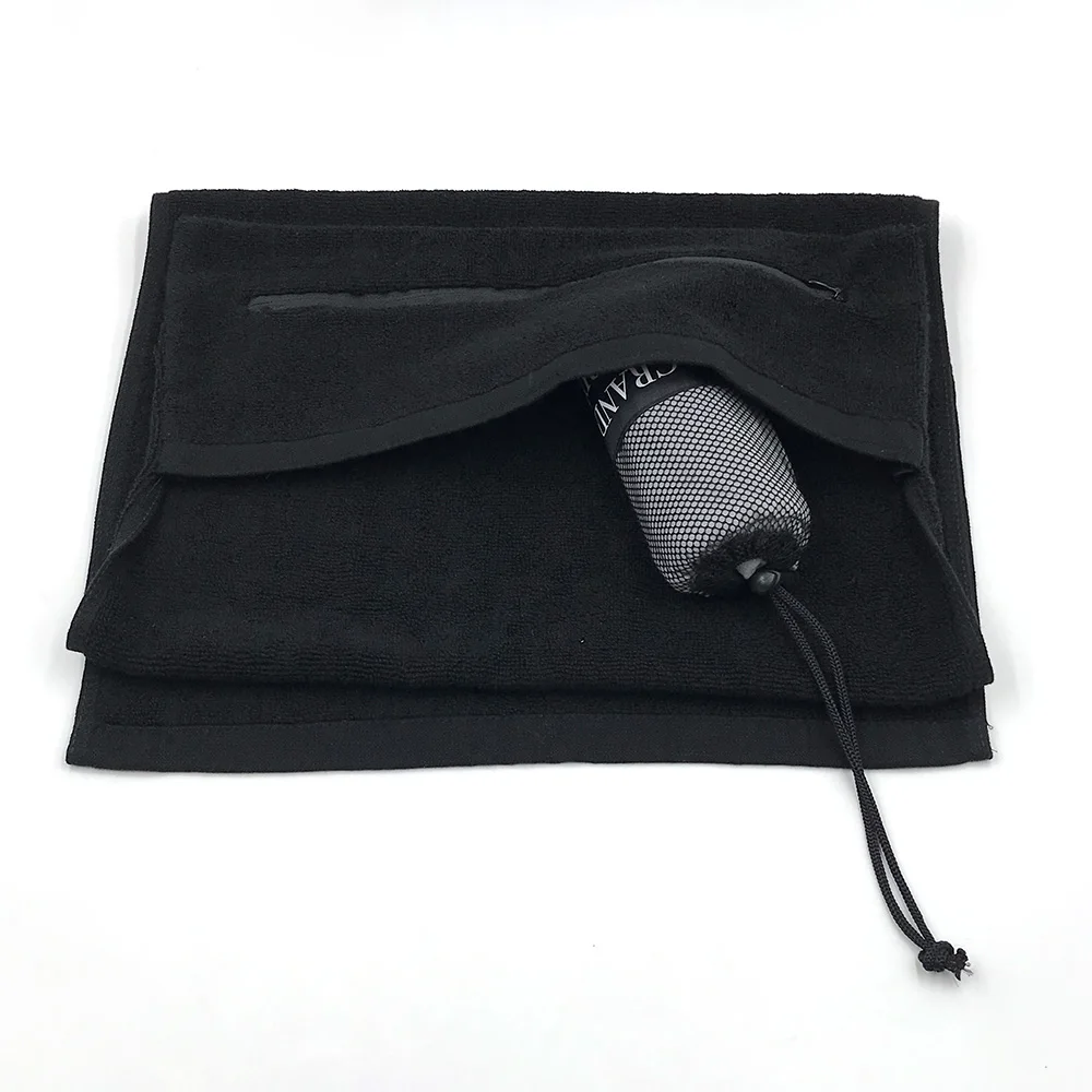 Пользовательская вышивка логотипа тренировки Толстовка полотенца для спортзала хлопок с магнитом