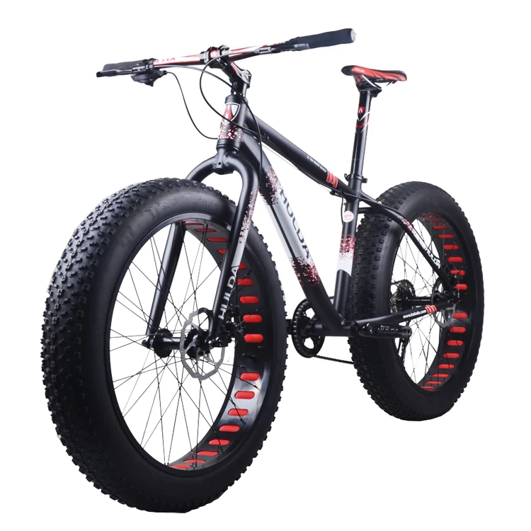 26 inch snow mountain bike wear-resisting 4.0 fat tire snow bike for men beach bicycle 8 speed 9 speed