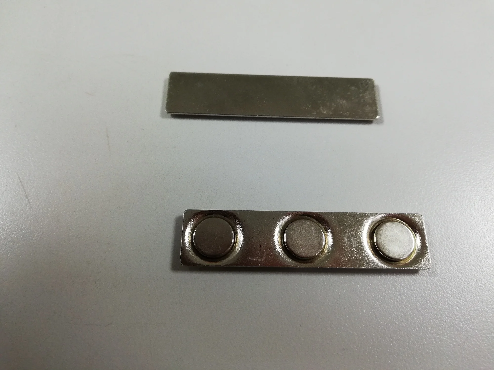 Multi-purpose Rectangle Name Badge Magnet Magnetic Name Tag With Adhesive