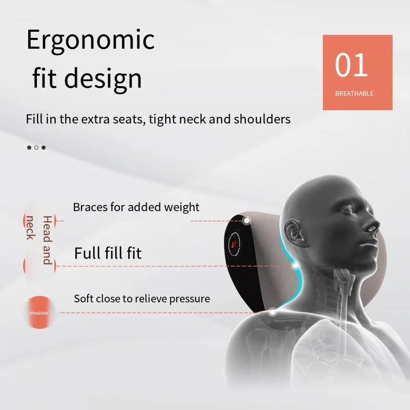 Chevrolet Cayenne Car Headrest Neck Pillow Memory Foam Lumbar Support Easy Installation Sports Business Fashion Seat Opp Bag