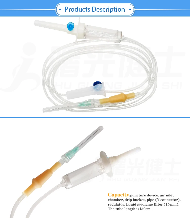 Connecting Pipe Precision Infusion Set Iv Set Infusion Complet Line Production Manufacturers