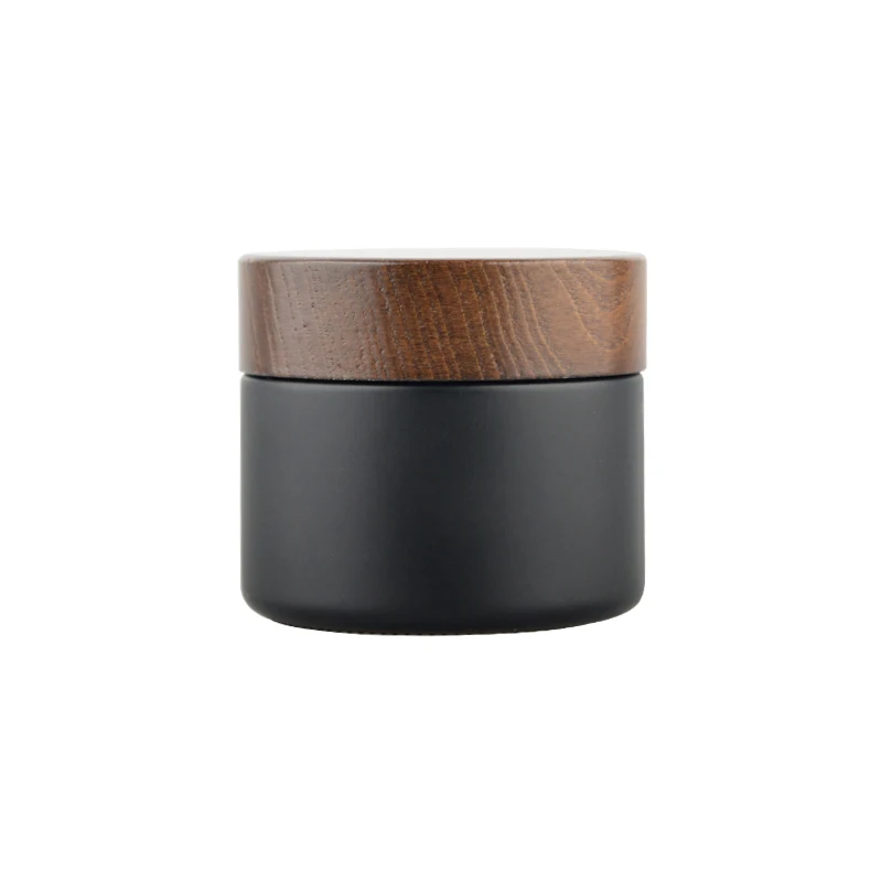 Skincare wholesale dark violet glass bottles and glass jars with high quality ash tree wooden 15ml 30ml 50ml dropper bottle