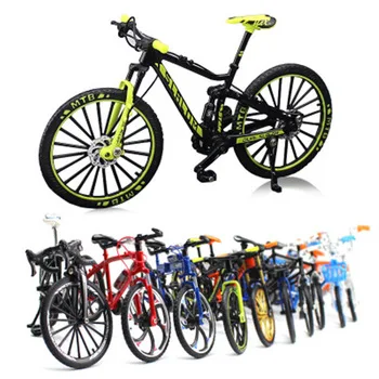 New Creative Alloy Model Simulates The Bicycle To Display The Miniature Bicycle Toy To Descend The Mountain Bike Model