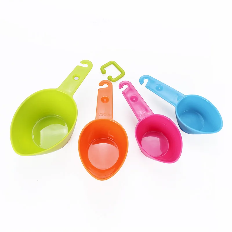 Measuring Cups and Spoons Set, Plastic Measuring Cups Measuring Spoons Stackable for Measuring Dry and Liquid