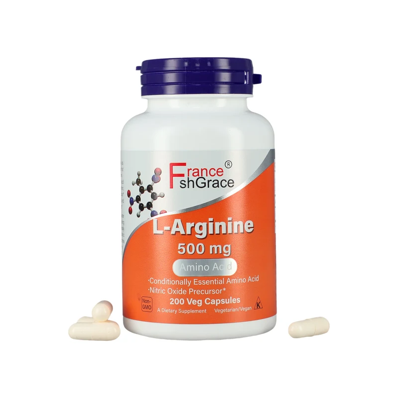 L-Arginine 200 Veggie Capsules Supports Nitric Oxide Production and Vascular Health sport workout