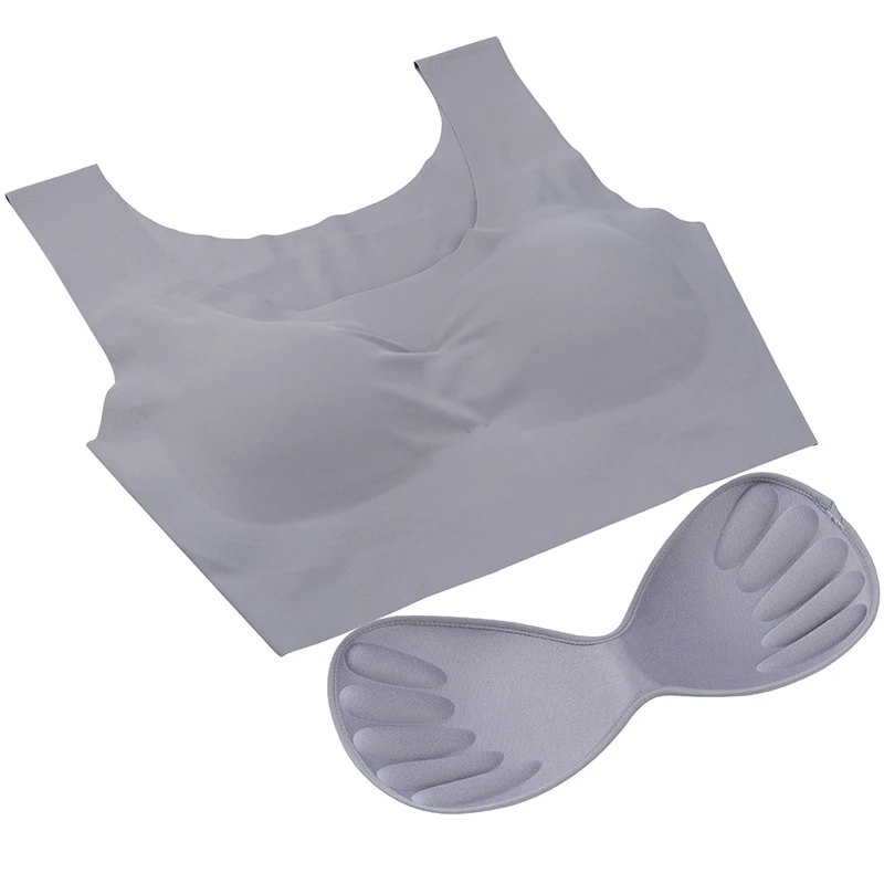 Japan Magic Comfortable Sleep Underwear Sport Bra Seamless Yoga Bra And Panty Sets