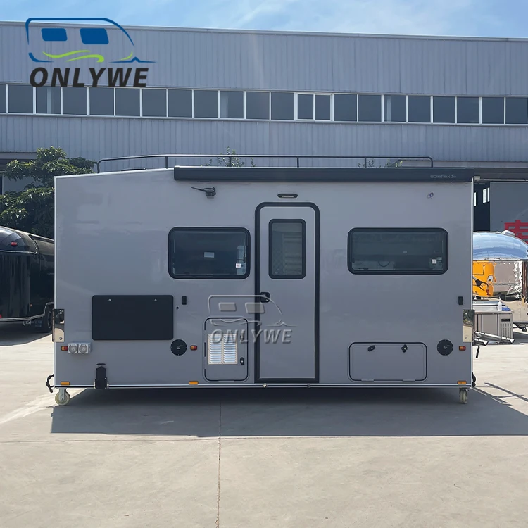 ONLYWE American Fibreglass Unimog Expedition Truck Camper 4x4 Rv Camper Truck Body Overland Slide On Box Trucks Camper For Sale