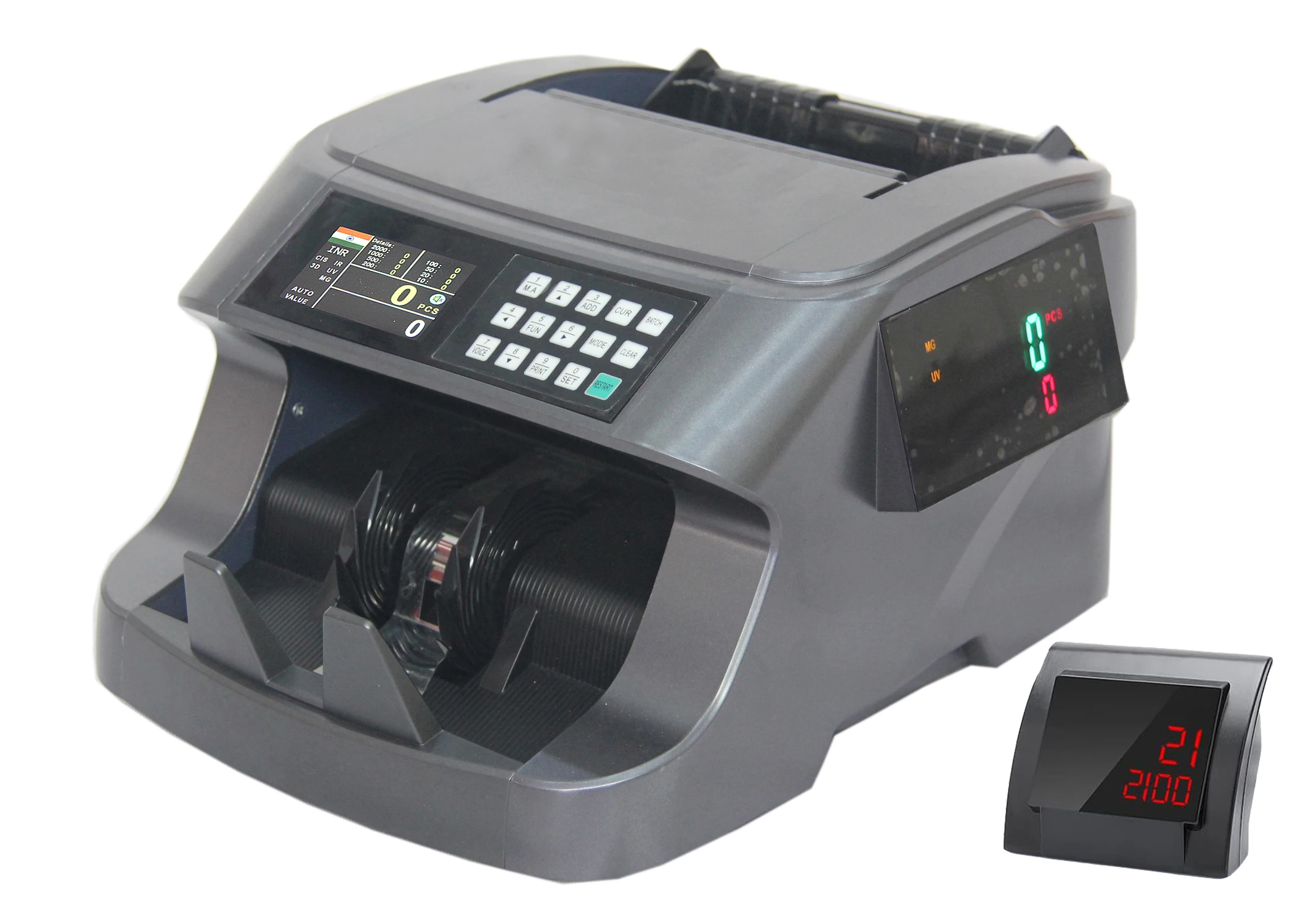 H-6200 Multi Currency value counting banknote money verifier machine
