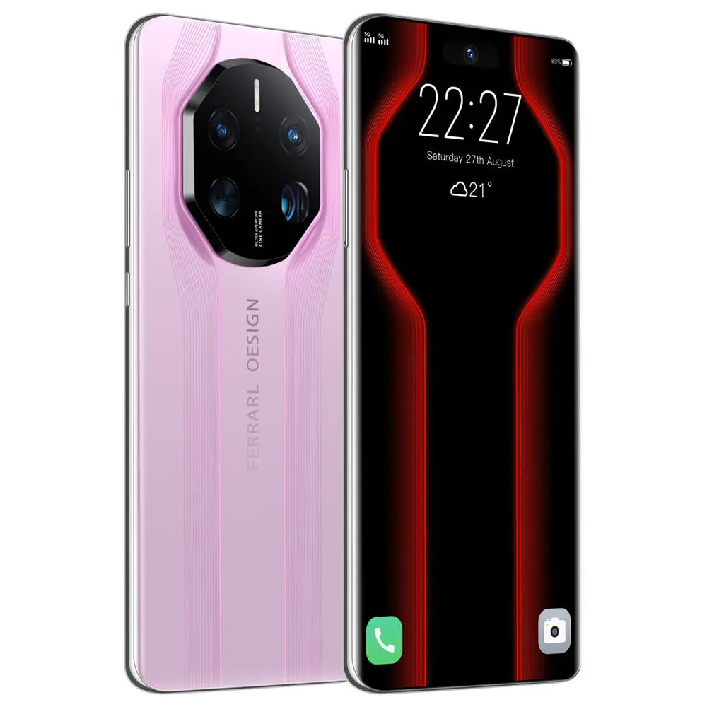 Hot sale Mate50 RS 7.2 inch 16GB + 1TB Android smartphone 10 core 5G LET phone HD screen face ID mobile phone