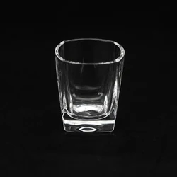 wholesale 50ml custom logo high quality glass shot glass tequila custom printed bullet shot glasses