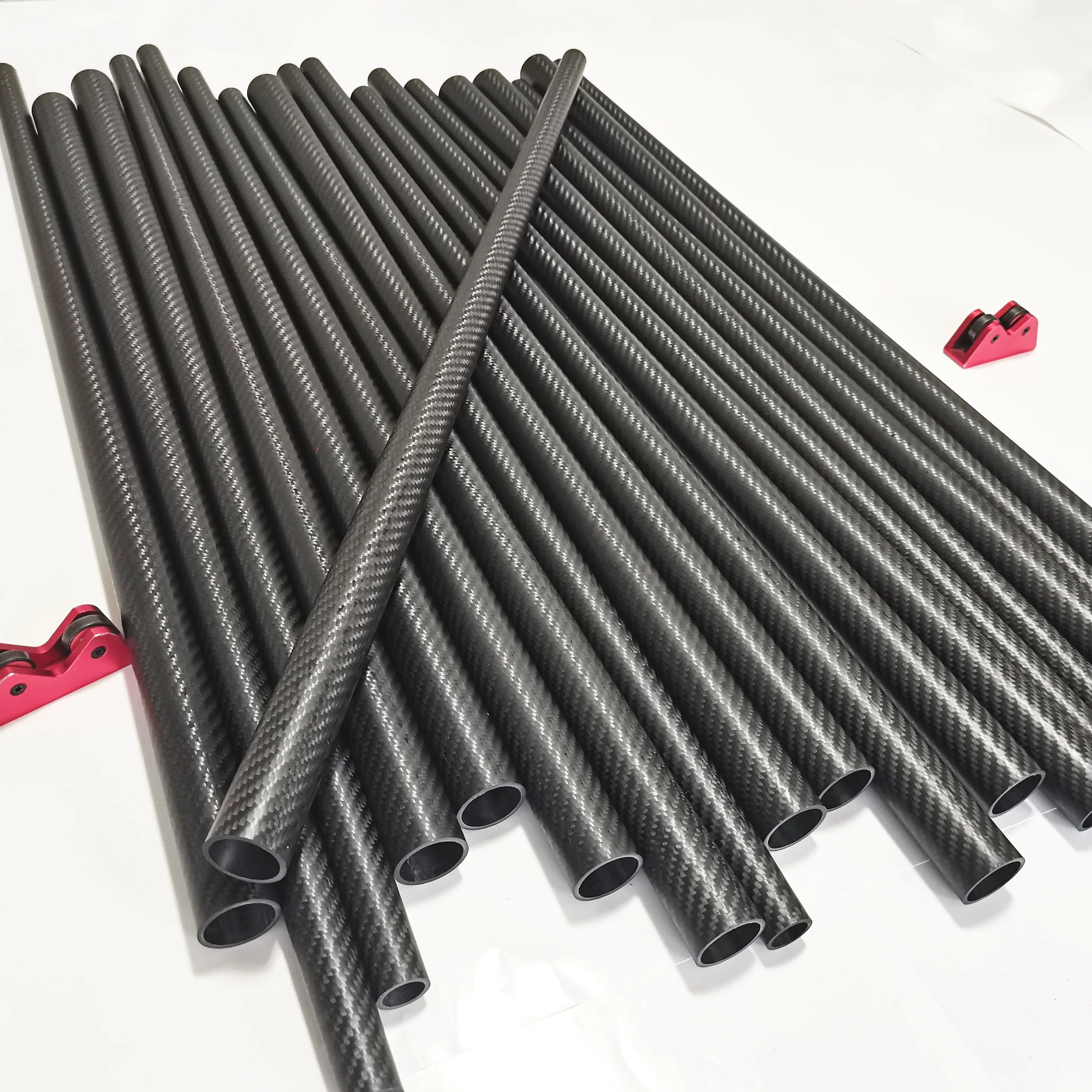 21.5mm 3K carbon fiber pool cue shafts butt tube,silk polished surface carbon tube