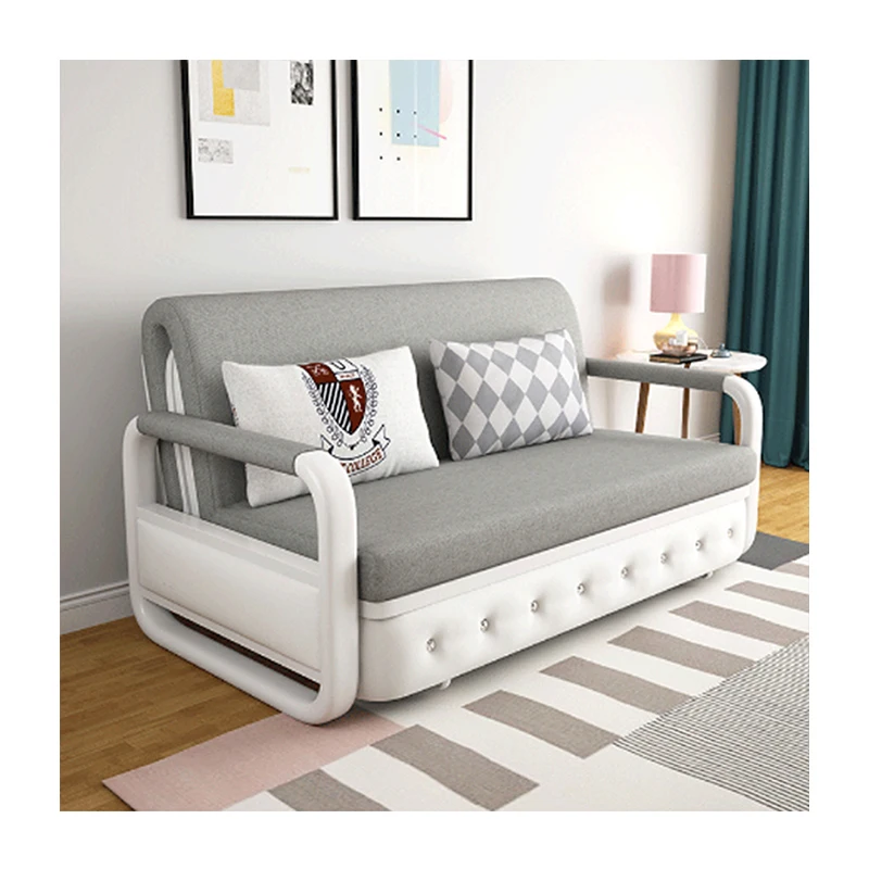 
Lowest wholesale factory price lounge sofa bunk cum fold bed with storage 556 