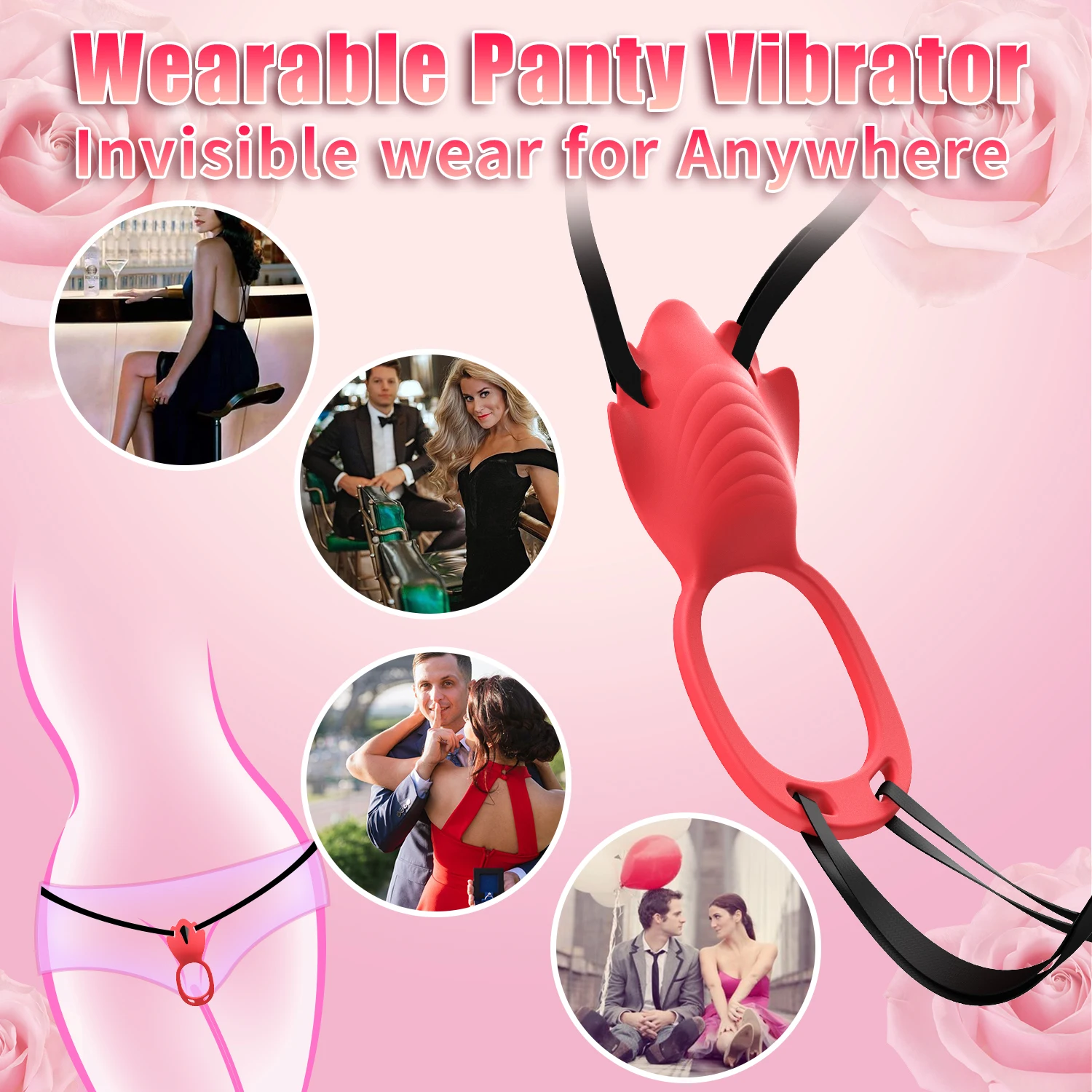 APP Control Wearable Couples Pleasure Vibrator Lightweight Invisible Clitoral Stimulation Masturbator Adult Sex Toys Erotic Toys
