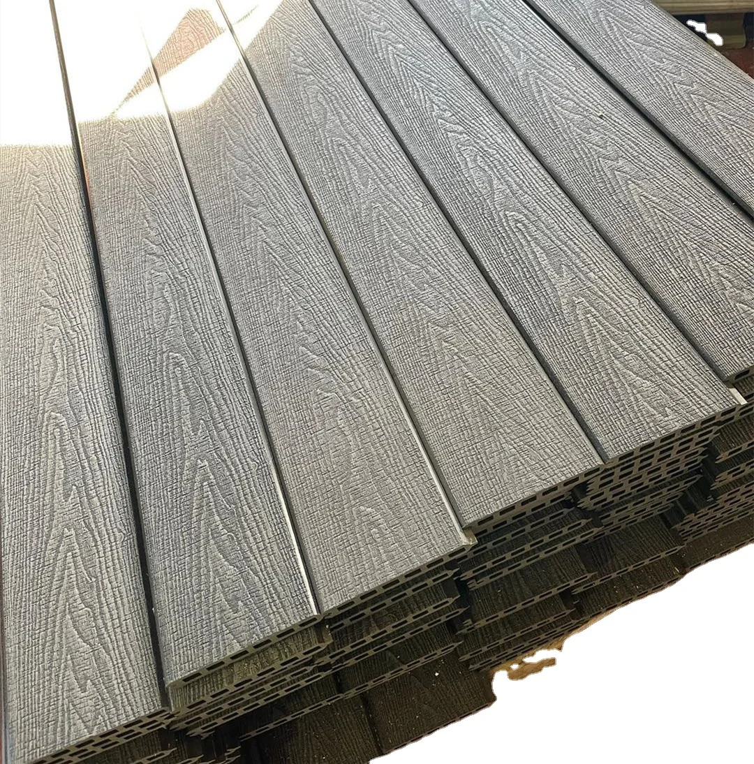 Wholesale Custom Outdoor WPC Cladding Wall Panel  Wood Composite Exterior Vertical Slatted  WPC Composite Wall Cladding