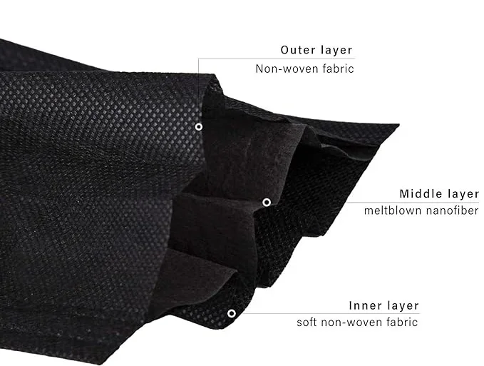 50 PCS Blue Disposable 3 Ply Filter Protection Face Mask Customized Breathable Comfortable Nose