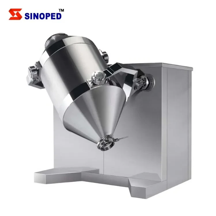 Automatic Chemical 3d mixing machine 3d powder mixer lab dry powder blender tumbler three-dimensional mixer