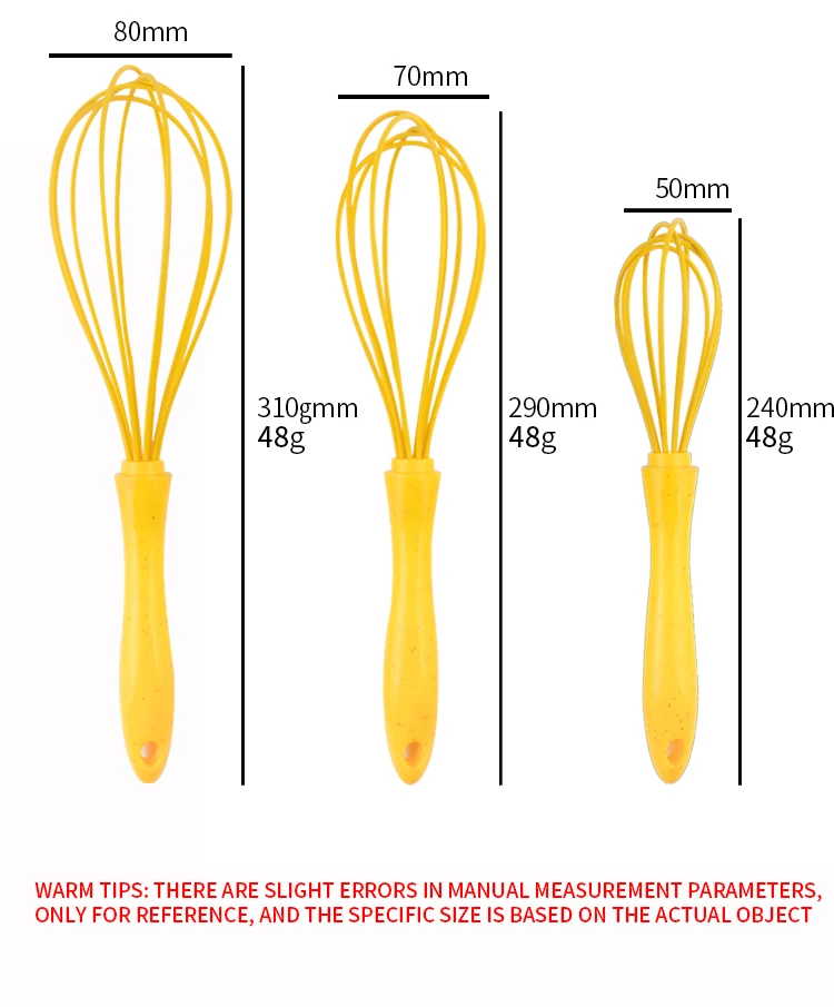 Cheap kitchenware Mini Manual Silicone Egg Whisk Beater machine