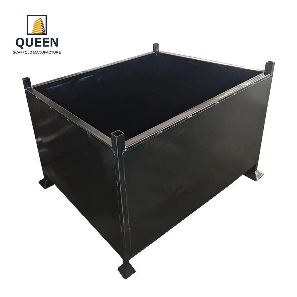 LINYIQUEEN Painted Q235 Steel Warehouse storage metal Stillages Bin For Construction