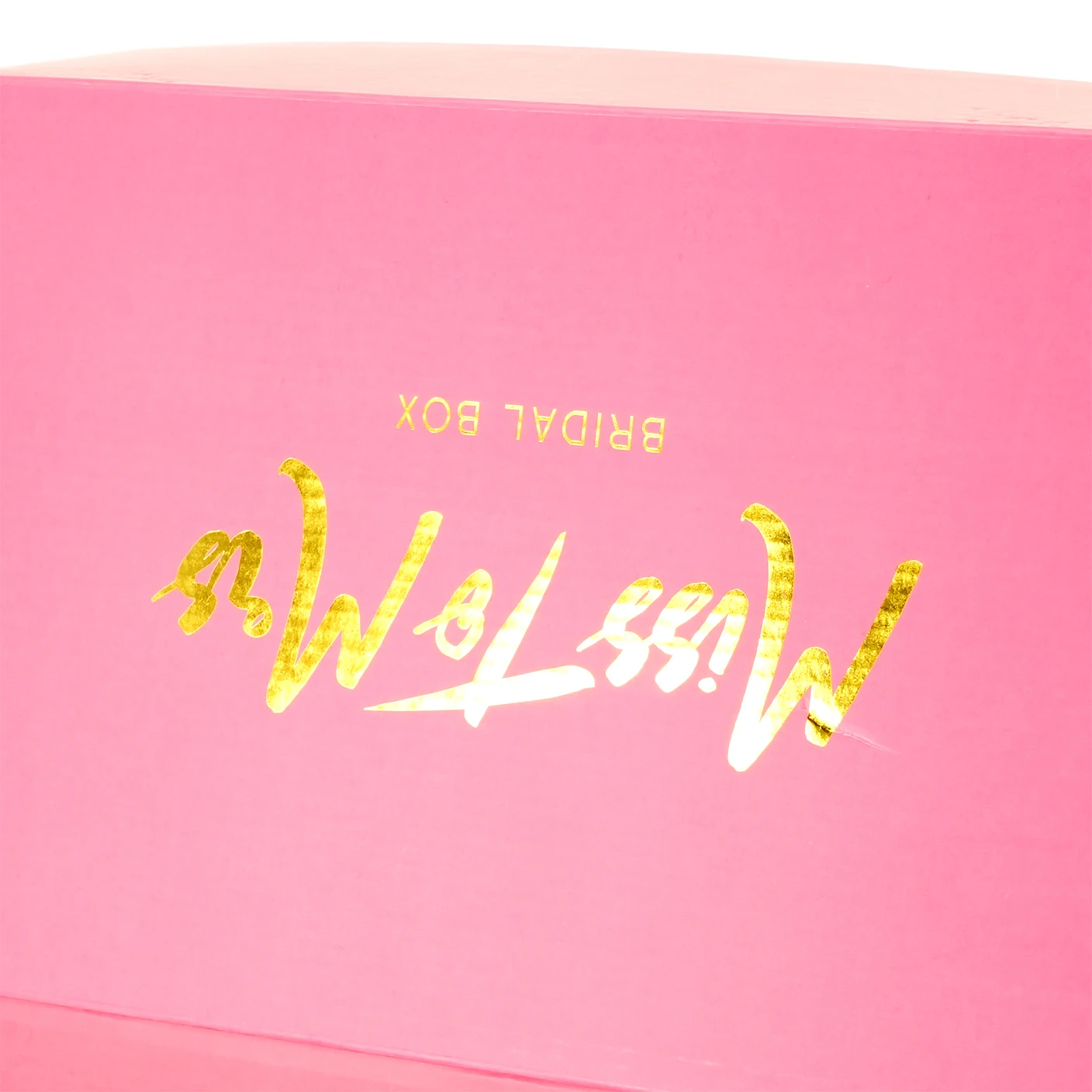 Free Sample Gold Foil 15inch X 15 Pink Packaging Medium Box Package Small Mailing Boxes for Packaging Small Business