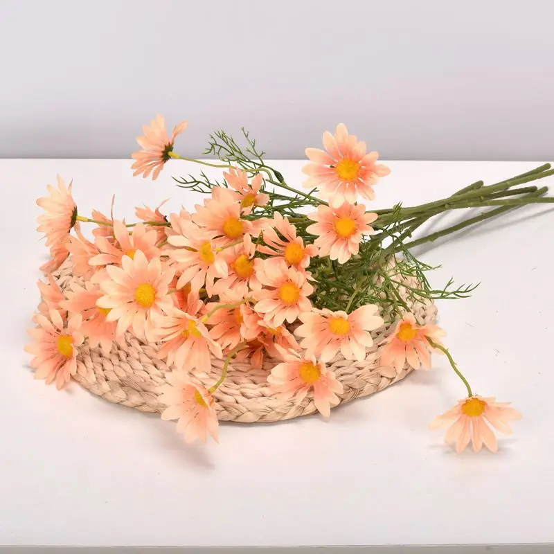 DREA white chrysanthemum small daisy artificial decorative flowers for home wedding decoration