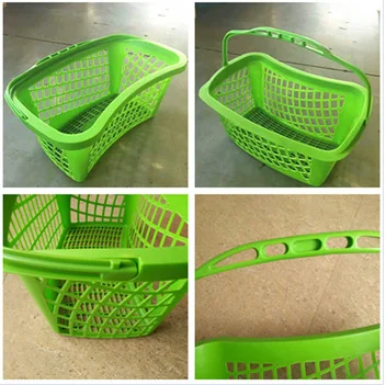 Excellent Quality New Design Luxury Arc Single Handle Basket For Supermarket Shopping